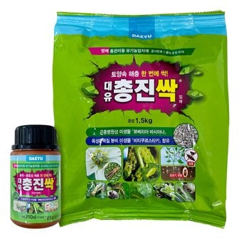 다농 대유 총진싹 250ml .친환경 수화제 벼룩 총채 해충 진딧물 퇴치 토양 보조제