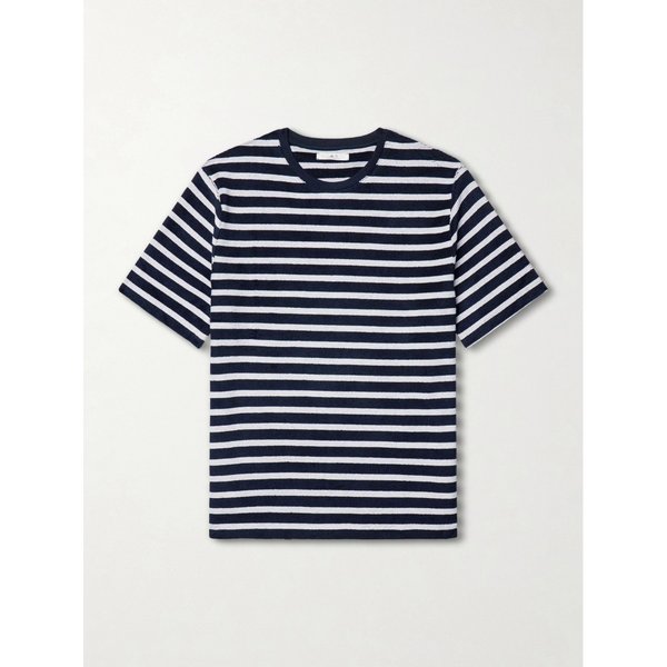 미스터 피 스트라이프 코튼 테리 티셔츠 46376663163004798