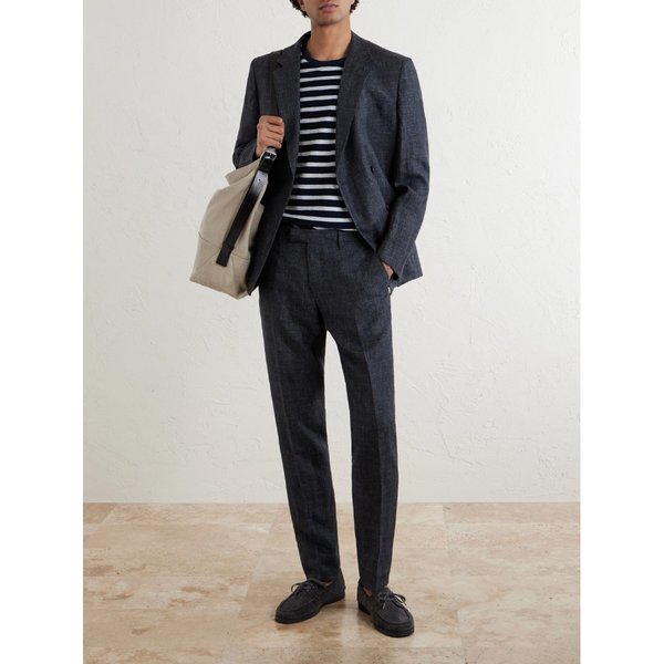 미스터 피 스트라이프 코튼 테리 티셔츠 46376663163004798