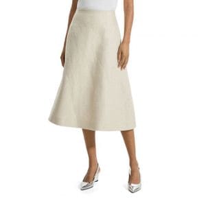 4575296 Theory High Waist Linen A-Line Skirt 76817467