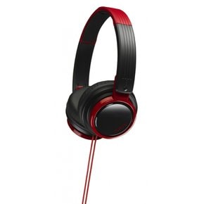 JVC HA-S200-BR 밀폐형 헤드폰 접이식 DJ 유스 모델 블랙 & 레드