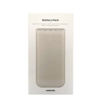 바라보고 정품 삼성 20000mAh 45W 초고속 충전 보조배터리 EB-P4520