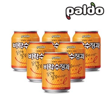 팔도 비락 수정과 238ml(캔) x 6개