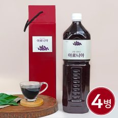 고창토박이가 만든 햇 아로니아원액 엑기스 1.5L x 4병/선물구성