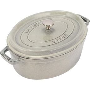 일본 스타우브 냄비0108 Staub 11029107 Pico Cocotte Oval 11.4 inches 29 cm Campagne White T