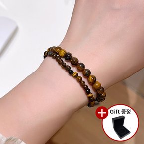 액막이 호랑이눈 호안석 행운 팔찌 특A등급 원석 재물운 건강운 케이스 증정 선물 추천