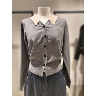 시슬리 [여주점] 카라 배색 니트 가디건(SAKCA3611)