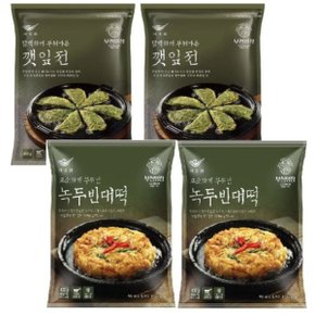 사옹원 깻잎전 400g x 2 녹두빈대떡 400g x 2