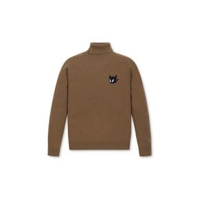 왁[WAAC]골프 (WWWAW24702LBR)WAAC THE ORIGINAL Women Whole Garment Cashmere Turtle