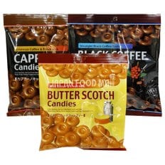 재팬푸드몰 퍼스트 카푸치노/블랙커피/버터스카치 캔디 100g 3종