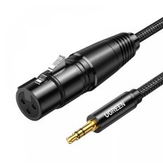 UGREEN xlr 3.5mm xlr 3.5mm XLR to xlr 1M 변환 케이블 마이크 케이블 남성에서 암 언밸런스