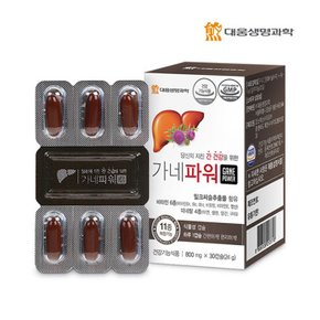 대웅생명 가네파워 밀크씨슬 800mg x30캡슐 간건강