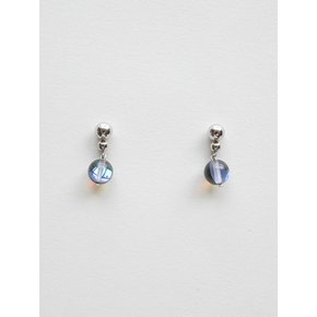 Grey moonstone drop earring