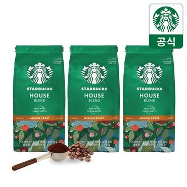  스타벅스 하우스 블렌드 분쇄원두 200g 3개 / STARBUCKS