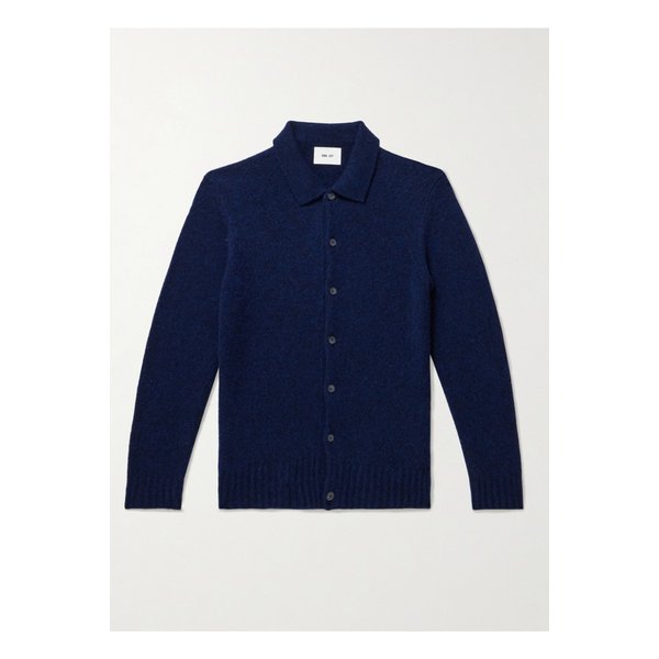 NN.07 리 6598 메리노 울 혼방 가디건 블루 46376663162895737