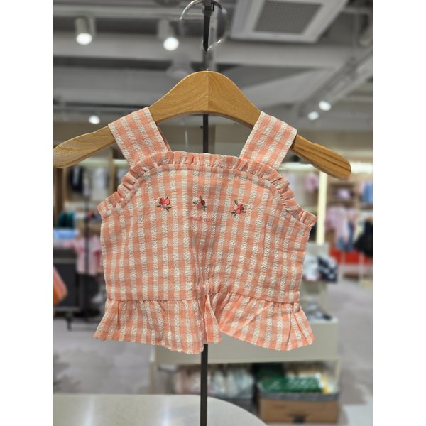 [파주점] (PK)  쁘띠열매체크 블라우스  3531531302