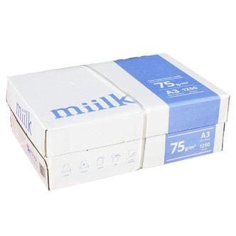 miilk 밀크 A3 75g 복사용지 1BOX 1250매/A3용지/복사지