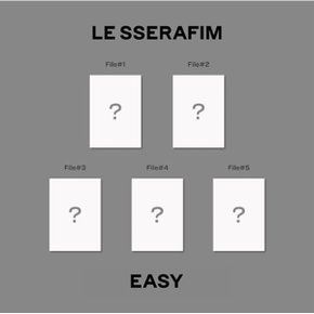 르세라핌 (LE SSERAFIM) - 3rd Mini Album EASY (COMPACT ver.) 버전 선택