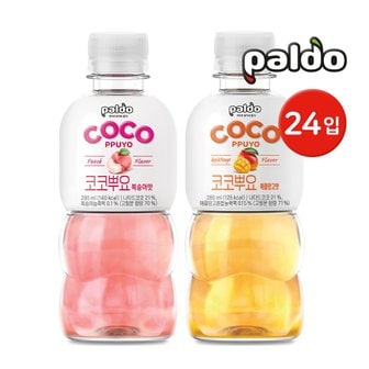 팔도 [G] 팔도 코코뿌요 복숭아맛 / 애플망고맛 280ml 24입 (2종 택1) / 나타드코코 젤리음료 에이드 음료