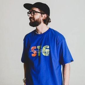 Leaf STGNM HF tee_ VL BLUE