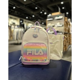 휠라 [파주점] 키즈  휠키웨이 문빔 책가방세트(FK3BEH1002F-CRM)