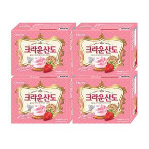 크라운산도 딸기크림치즈 323g 4개