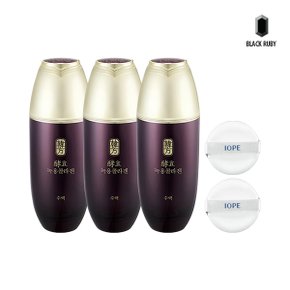 수려한 효 녹용콜라겐 수액 140ml x3 + 아이오페 퍼프 2매