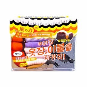 숯의 힘 우리집 이불을 지켜줘 탈취 숯 250g