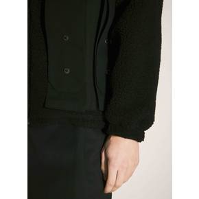 [해외배송] 후리스 자켓 WITH 벨로우 포켓 BERNT TEDDY WOOL / TWILL BLACK B0111458840