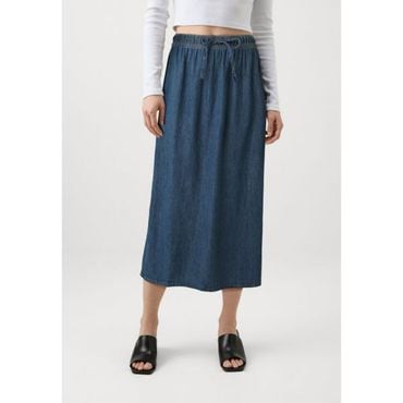 갭 4754105 GAP SKIRT COLEMAN - Maxi skirt medium indigo