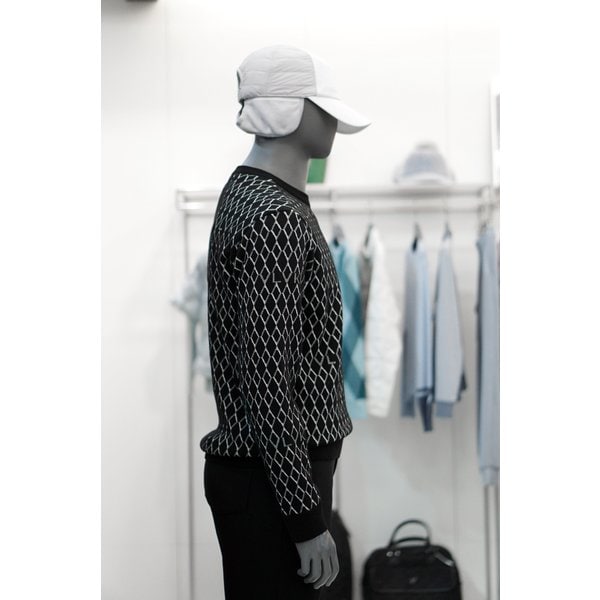 [여주점] 골프웨어 남성 골프 다이아 로고 JQD 라운드 방풍 풀오버 TOA03