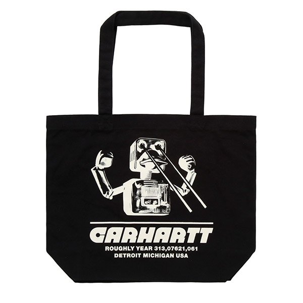 [부산점] 25FW 블랙 캔버스 그래픽 토트백 I033975 3ETXX