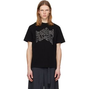 블랙 지오프 사카이 프린트 티셔츠 26-01121S 001 BLACK