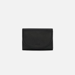 Round card wallet Black
