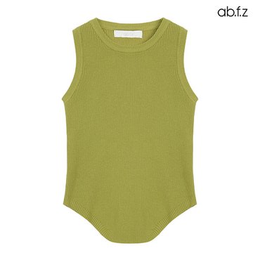 ab.f.z 골지 라운드넥 민소매 니트 (AFX5QW32A)