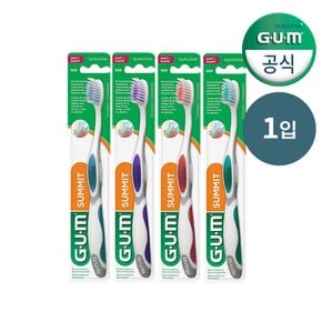 GUM 검 치과 써밋 플러스 부드러운 이중미세모 칫솔 505 1개입