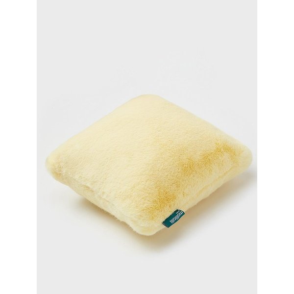 [리퍼브] PETIT CUSHION ecofur mini cushion [yellow] 25x25
