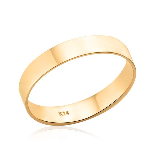 [모룬] 14K 베이직 플랫 3.5mm 평반지 MOR39685