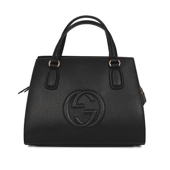 구찌 [구찌 GUCCI] 607722 CAO0G 1000 소호 탑핸들 여성 토트백 스몰