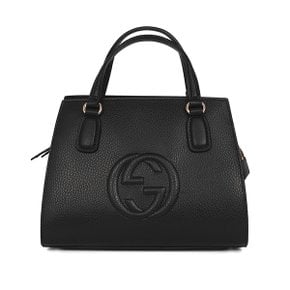 [구찌 GUCCI] 607722 CAO0G 1000 소호 탑핸들 여성 토트백 스몰