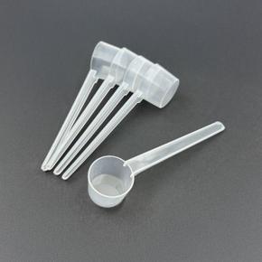 투명 플라스틱 스틱형 계량스푼 소분용 정량 측정 도구 5g 10ml