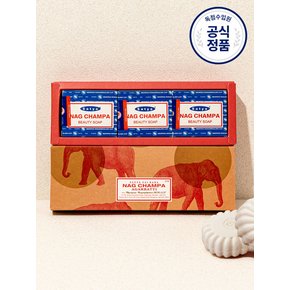 [쇼핑백포함] 나그참파 뷰티솝 3종 기프트 세트