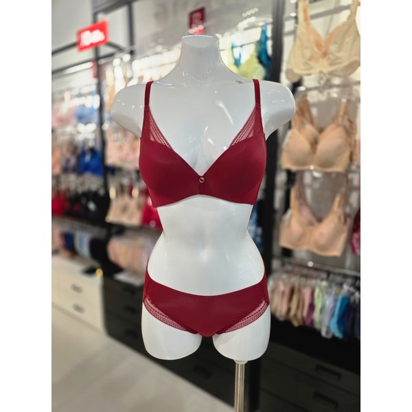 [시흥점] S 비너스 ) 컴포트 메모리즈 브라,헴팬티 세트 [VBR1802/VPT1802H-WI]