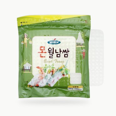 본타몰 몬 월남쌈 16cm 사각 200g 라이스페이퍼 집들이 음식