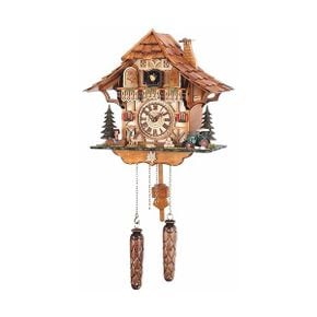 독일 뻐꾸기 시계 괘종시계 쿼츠Cuckoo Clock 블랙 forest house with music incl. batteries TU