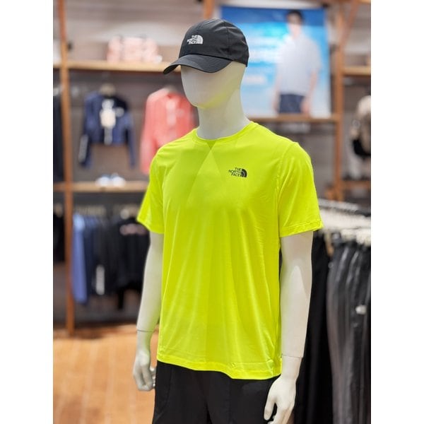 [부산점] 공용 TNF 100 반팔 라운드 티 라임 NT7UP50A