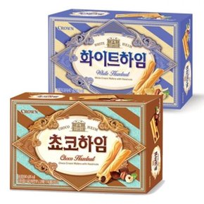 [화수분상회] 간식 크라운 쵸코.화이트하임 47gx18개입 맛있는과자