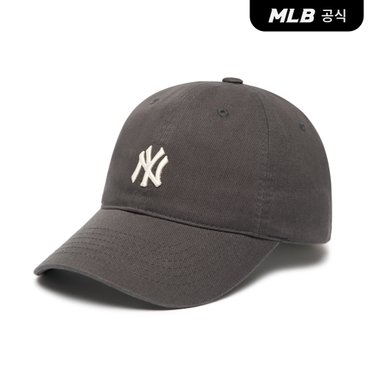 MLB [코리아공식]루키 언스트럭쳐 볼캡 NY (Charcoal Grey)