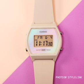 [정품] CASIO 카시오 팝 플래시알람 LW-205H-4A 여성 전자시계