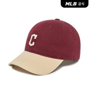 [코리아공식]베이직 배색 언스트럭쳐 볼캡 CLE (Burgundy)